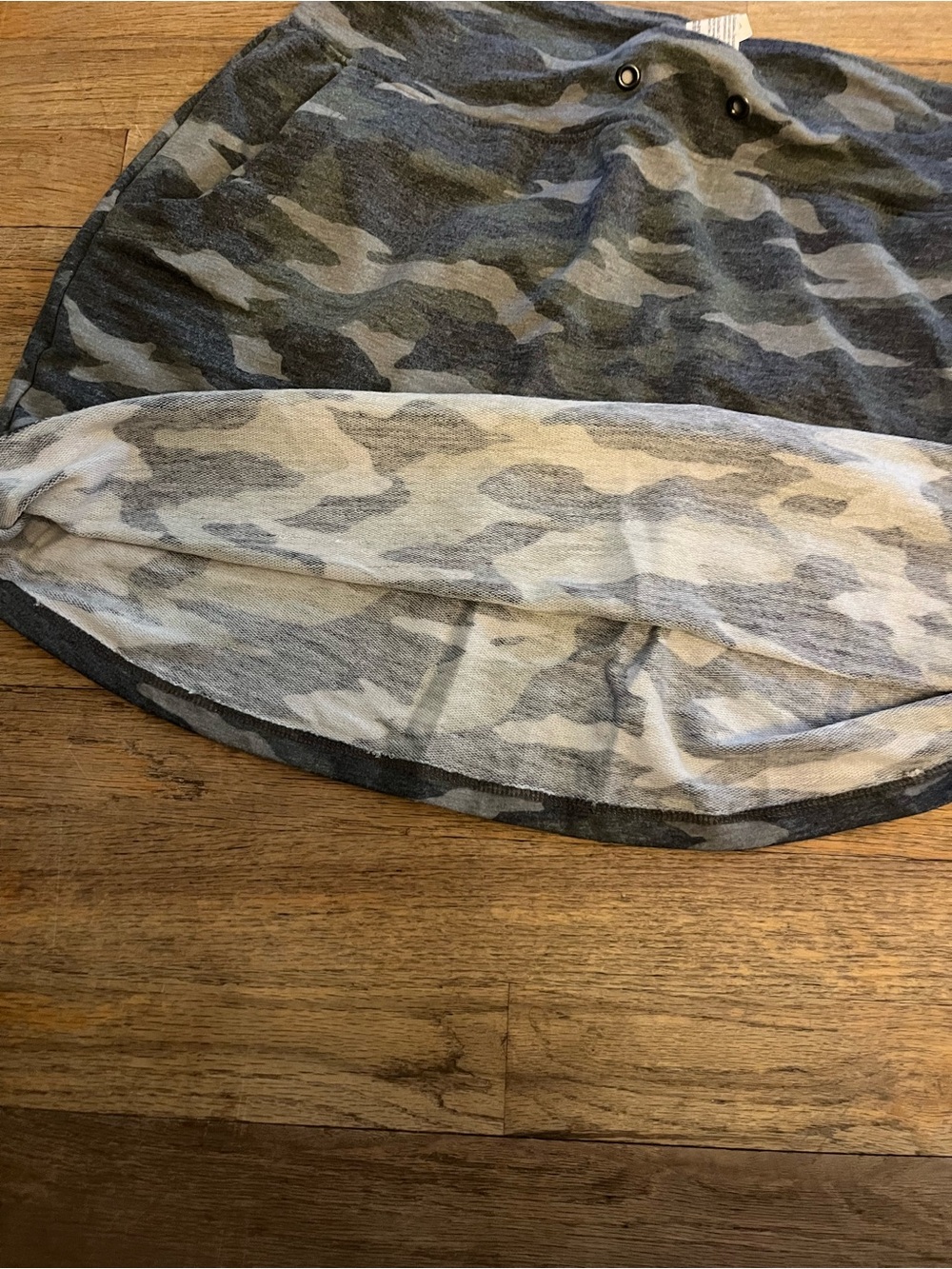 Balance Collection Gray Camo Mini Skirt - Picture 6 of 6